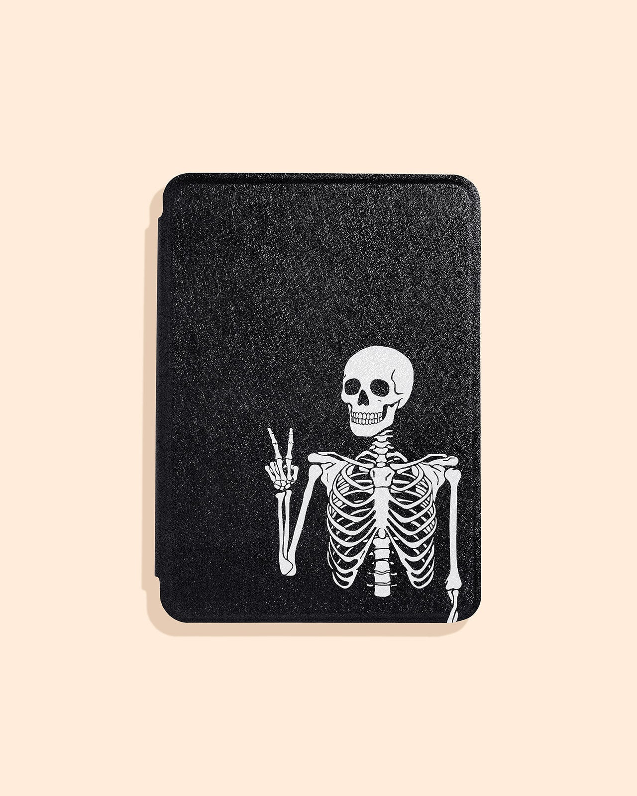 BLACK SKELETON | KINDLE CASE