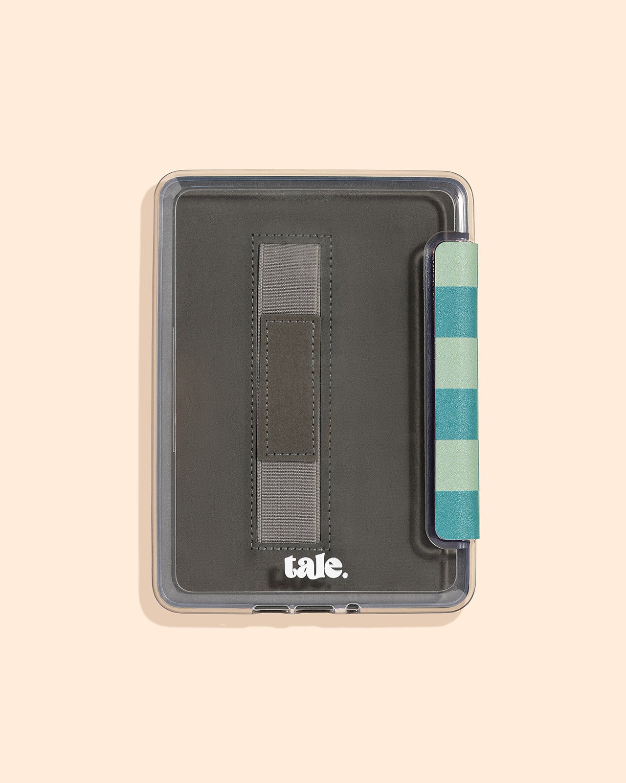 BLACK CHECKER CLEAR BACK | KINDLE CASE