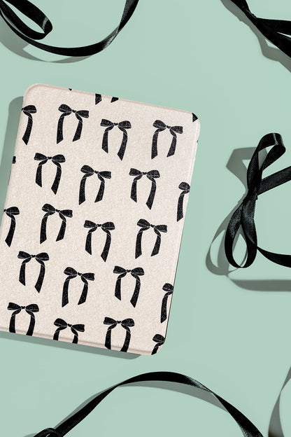 BLACK TIE BOW | KINDLE CASE