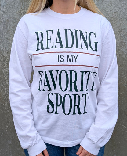 READING IS MY FAVORITE SPORT | LONG SLEEVED SHIRT